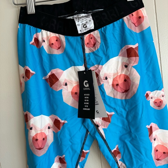 NWT….GRRRL Kandice Pig Print Leggings/ small - Picture 10 of 12